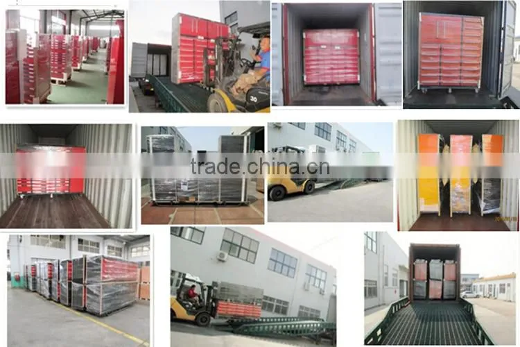 Mobile Roller Tool Cabinet Trolley with door drawers