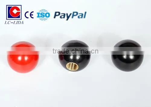Red and black ball knobs