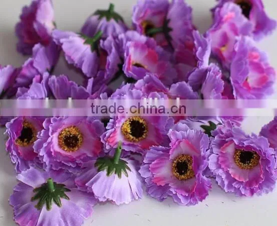 High quality large silk Artificial flower head