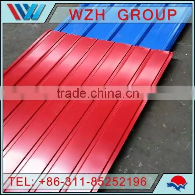 High quality Galvanized Color Corrugated Steel Sheets for roofing