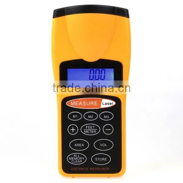 Ultrasonic Laser Distance Area Volume Measuring Device