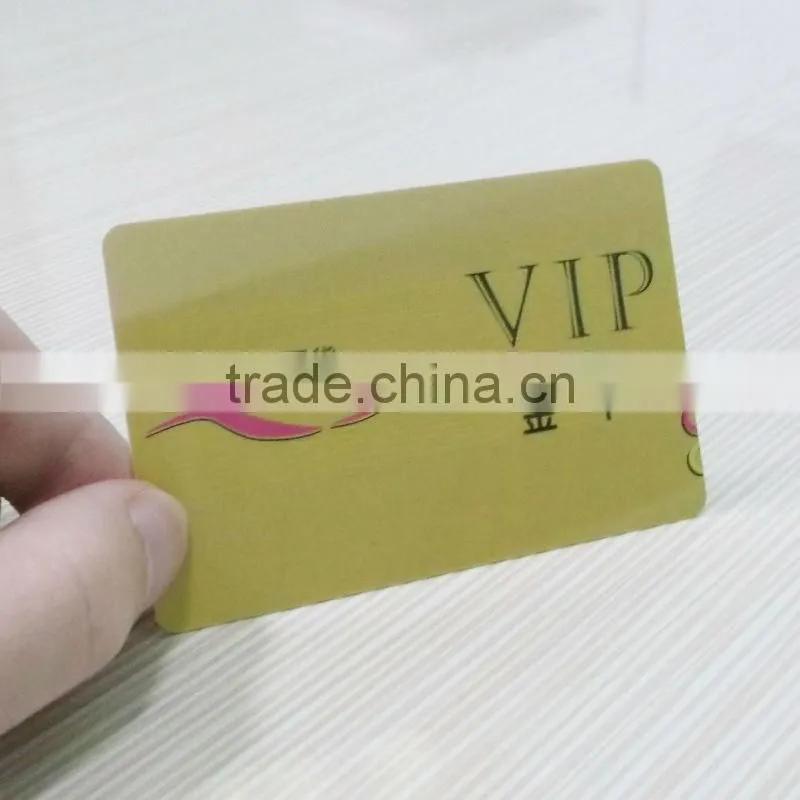 gold foil vip trading game card