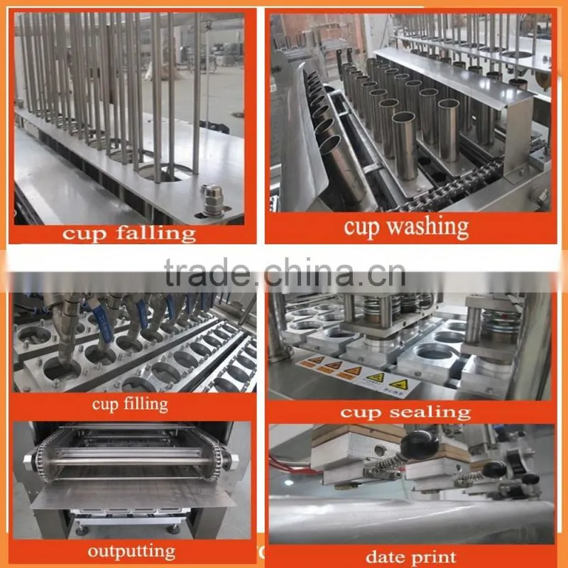 Automatic cup pure water filling and sealing machine