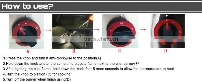 Commercial Energy-Saving apartment size stove