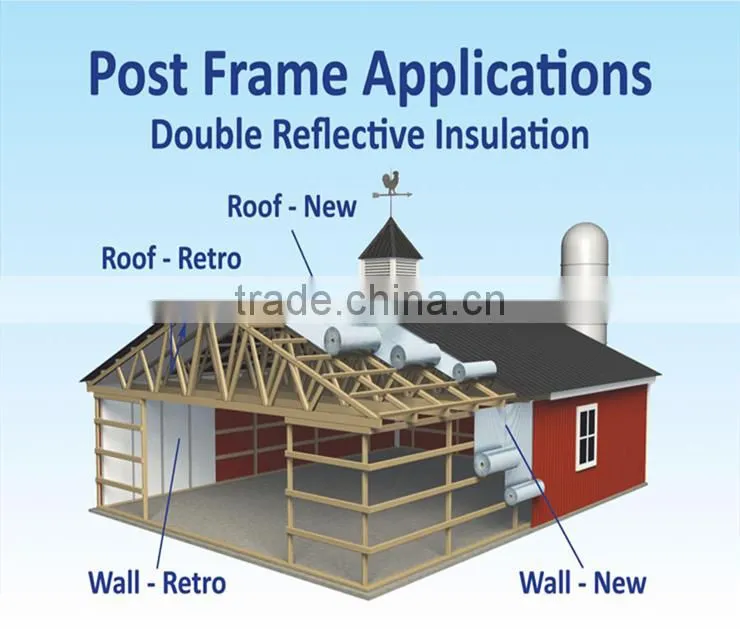 foil backed insulation aluminum foil roll