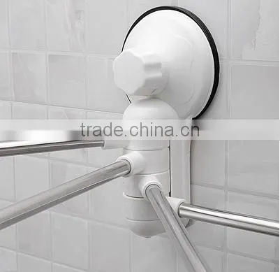 Rotatable 4 Tier Stainless Steel Bathroom Towel Drying Rack Shelf