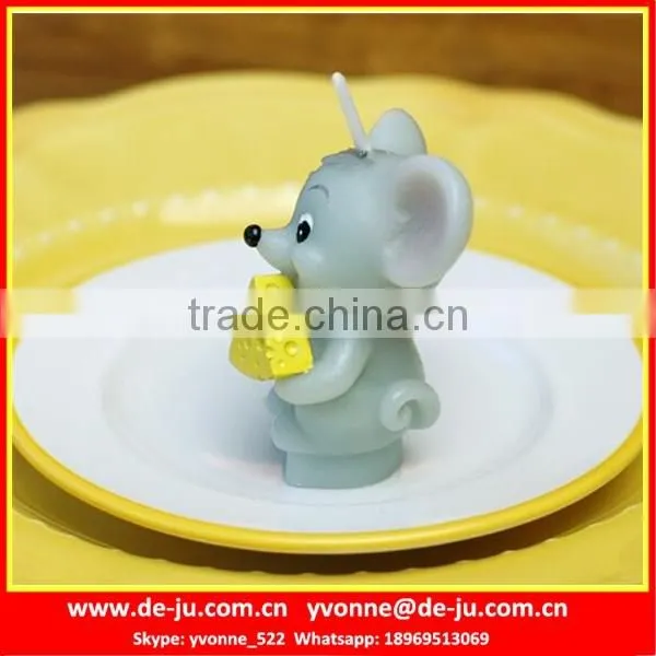 Small Mouse Tom Shaped Candle Wax Animal Figures