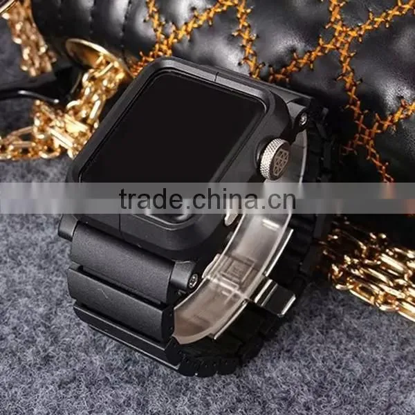 Factory wholesale Replacement Stainless Steel Wristband & watch case for Apple watch