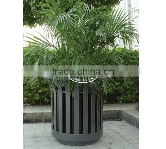Wholesale outdoor wooden tall flower planters and pots garden products