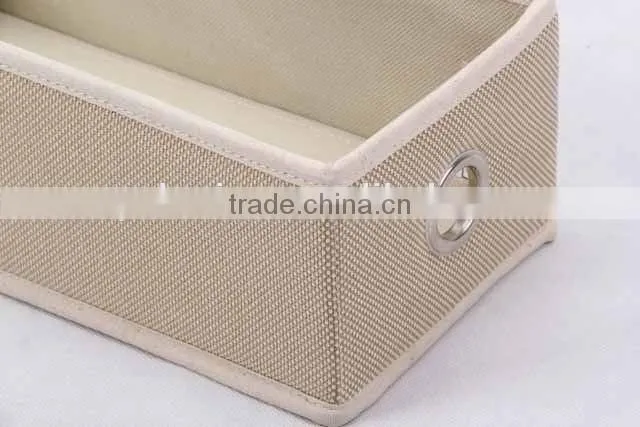 rectangular linen storage box