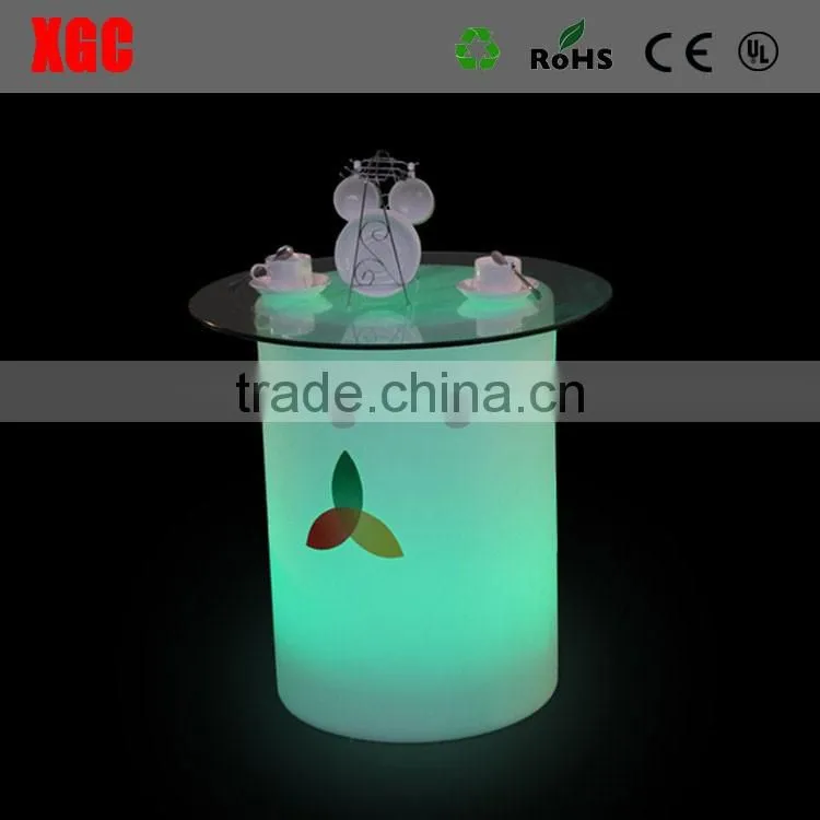 RGB led bulb lighting waterproof furniture aluninum bar table