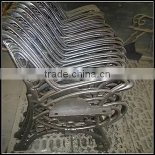 Classic Wooden And Cast Iron Garden Bench