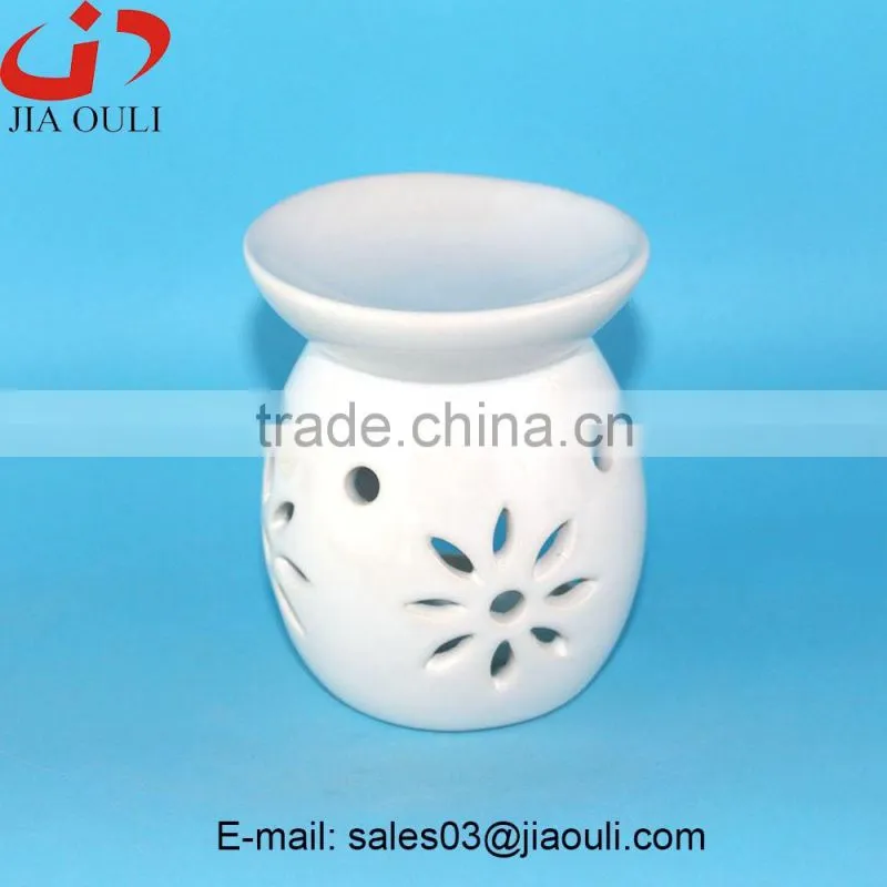 BSCI Audit Factory Gifts & Decor ceramic oil Warmer, Ceramic Tea Light oil burner