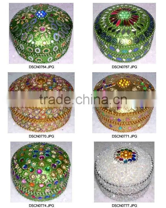 Fashion gift metal jewelry box
