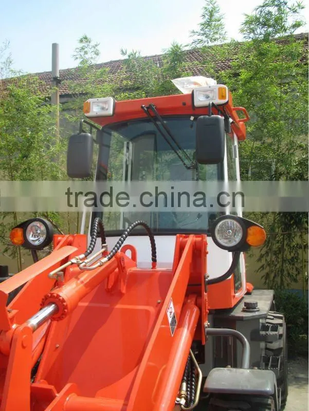 Huizhong zl15 mini articulated wheel loader with CE,ISO9001