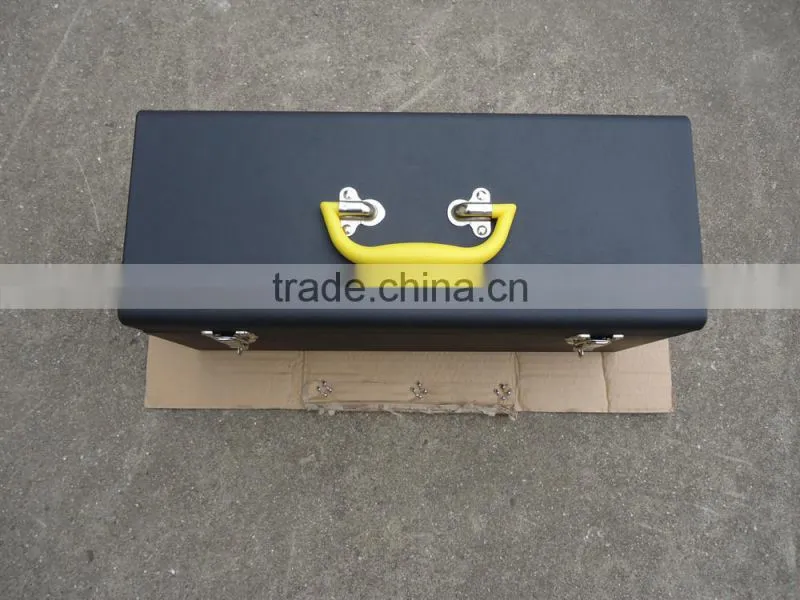 Top high quality Steel tool kit box with a tray inside