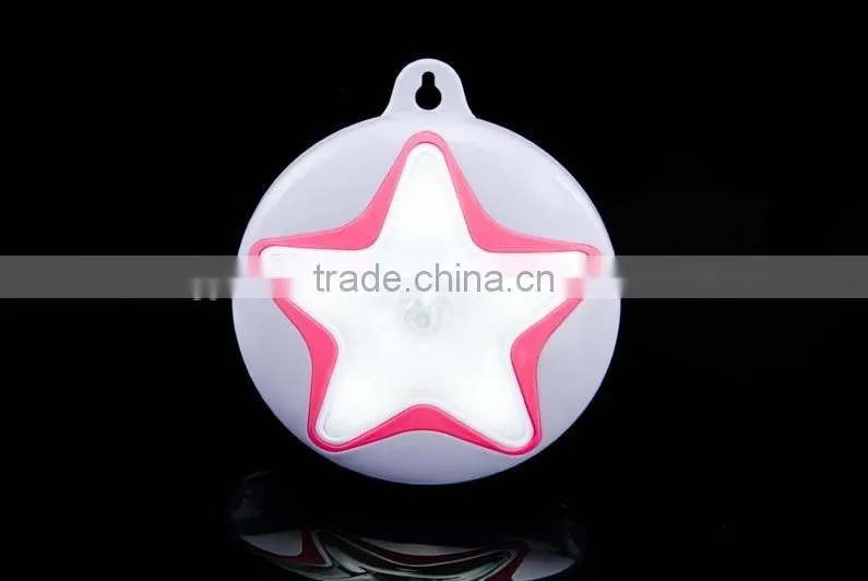 Five - pointed star portable body sensor lights
