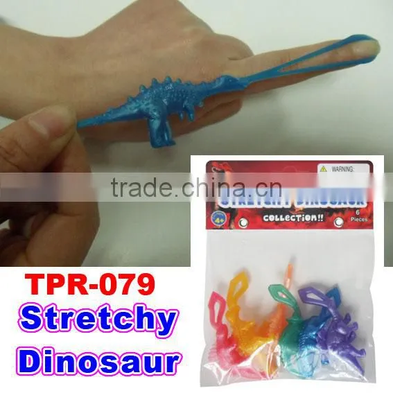 New Colorful Plastic Stretchy Dinosaur Toys