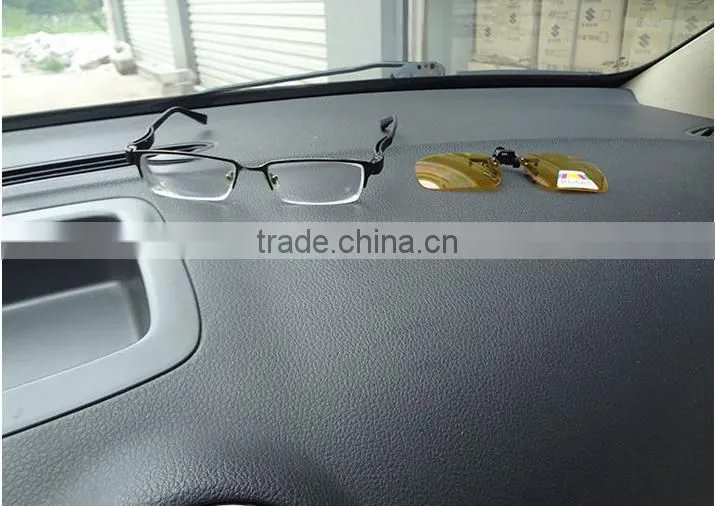 Wholesale strong light resistance easy drive sunglasses clip made in ningbo