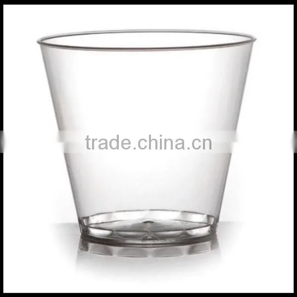9 oz SQUAT ROUND HEAVY-DUTY DISPOSABLE PLASTIC TUMBLER CUPS,custom make your own plastic drinking party cup tea cup for sale