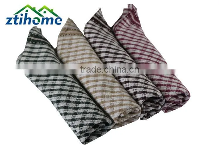 Kitchen Towels Checkered Windowpane large size 100% Cotton Cleaning Cloth for multi-use