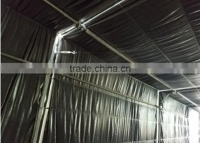 Commercial Plastic Film Blackout Greenhouse for Medical Plant
