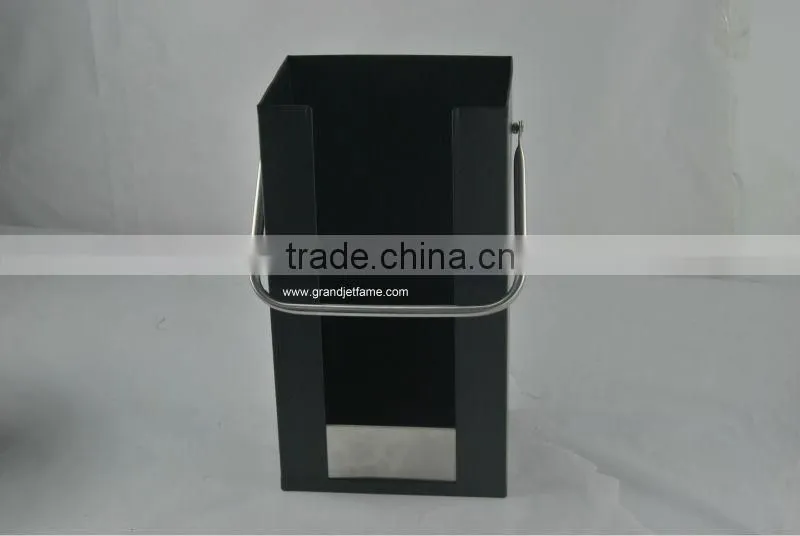homeware storng metal big Square waste bin