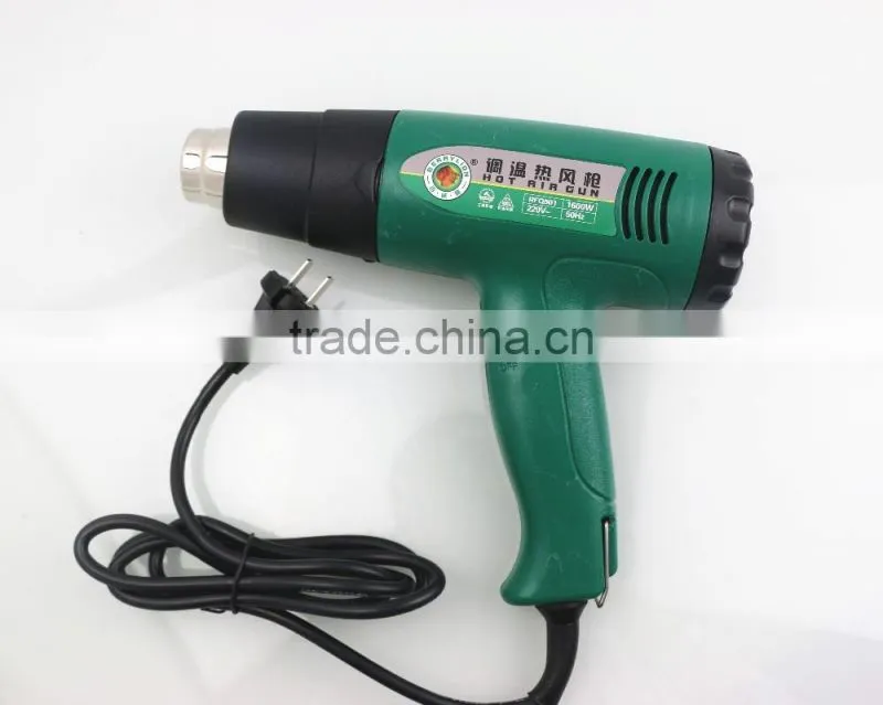 1600W hot gun for wrapping car temperature with good price