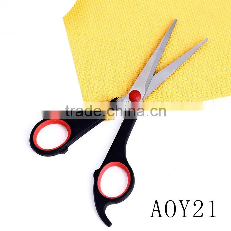 AOY21 Factory price school scissors/Rubber scissors/
