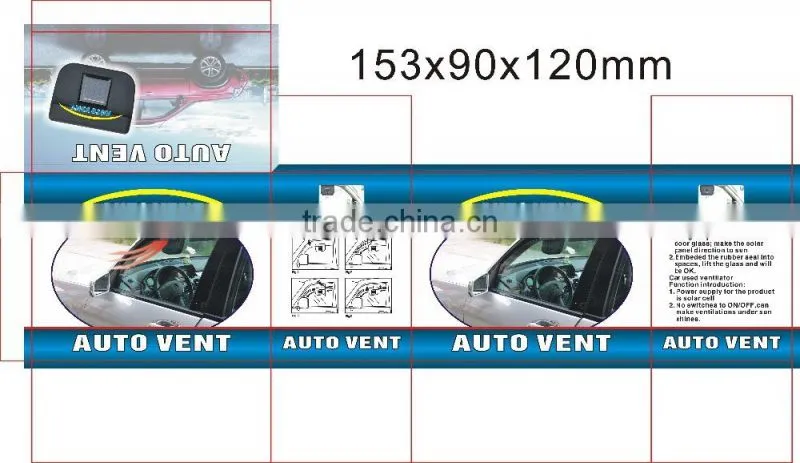 0.2W Solar Power Car Fan