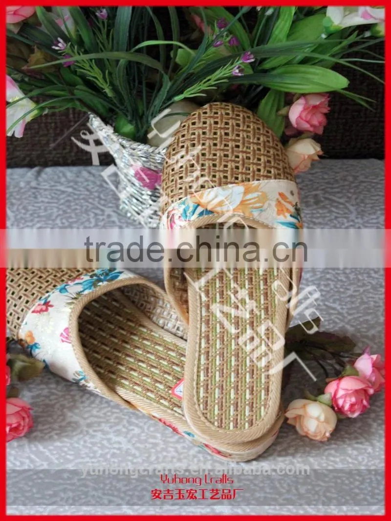 2015 cheap bamboo slippers