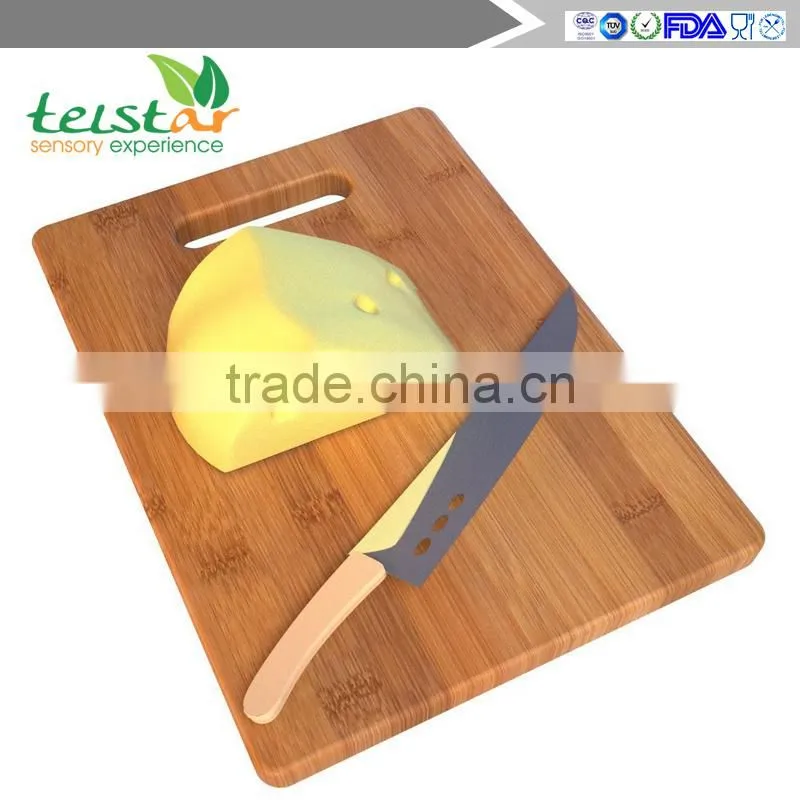 Enduring Bamboo 3 Piece Cutting Board Set Breads Meats Vegetables - Hardy Bamboo Care Instructions & Lifetime Guarantee