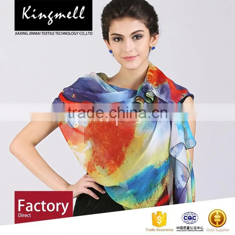 Garment Digital Print Silk Scarf