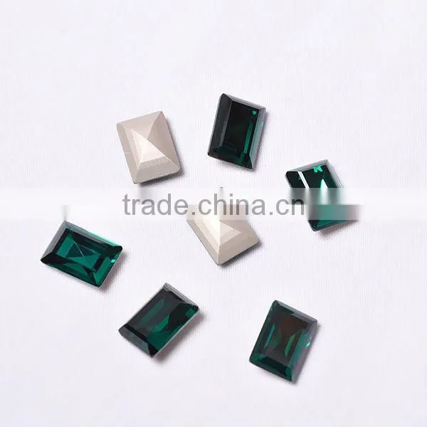 Wholesale high quality china yiwu white opal fancy faceted crystal for jewelry part