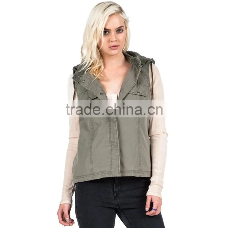 cotton canvas vest
