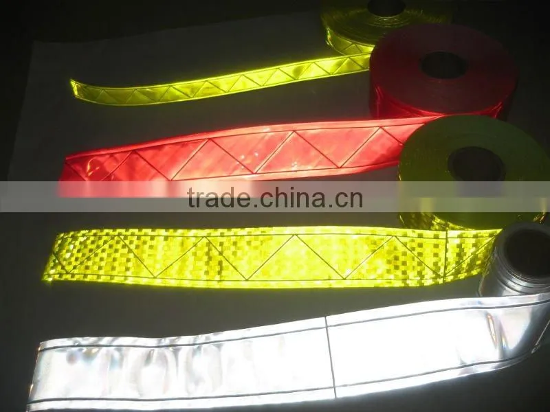 Reflective miscro primastic PVC tape