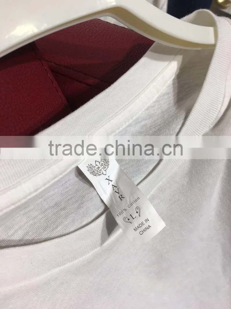 GZY wholesale cotton white t-shirt men