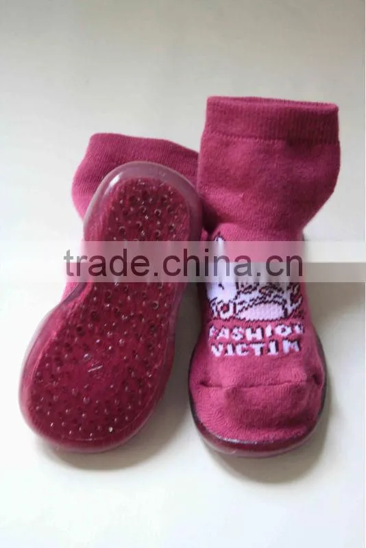 Baby socks like shoe
