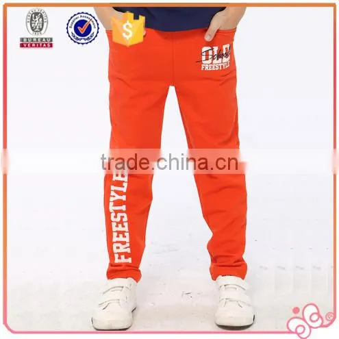 2016 best sell new design fleece latest new style boys pants