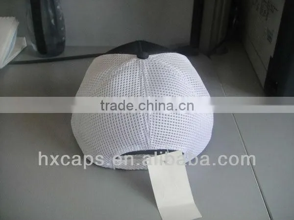 Custom 6 panel ployester baseball mesh cap with patch logo