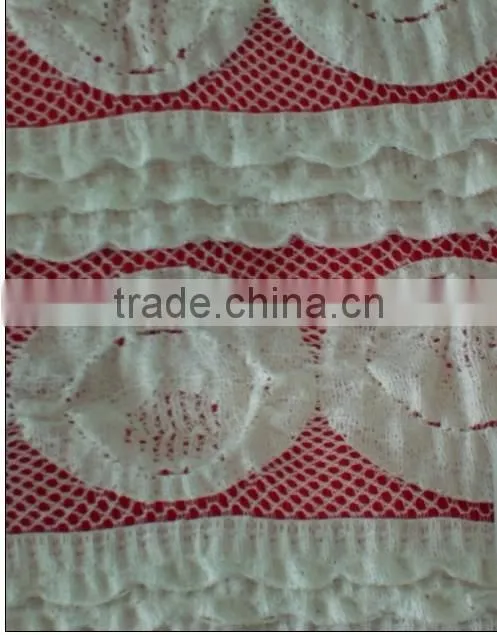 R&H New Product In China Narrow Lace Trim Floral Embroidery 100% Cotton Lace Trim