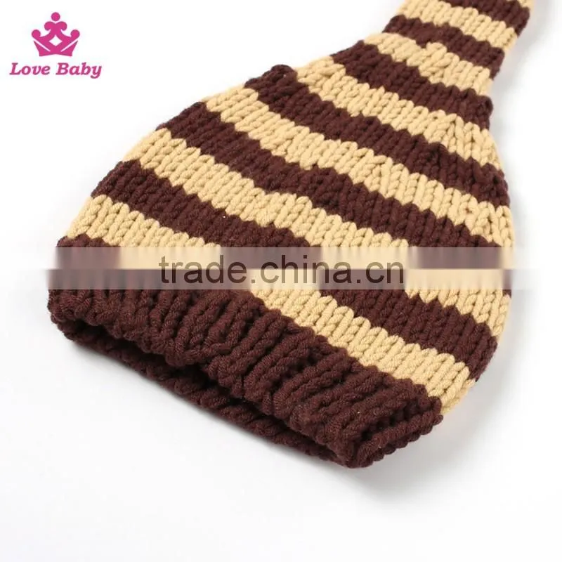 Fashion newborn baby hat crochet knit photo photography prop cap LBP20160218-37
