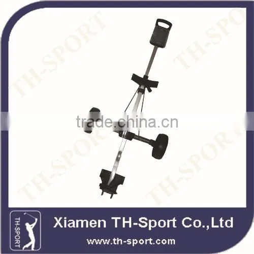 Black Steel Push Golf Trolley Korea