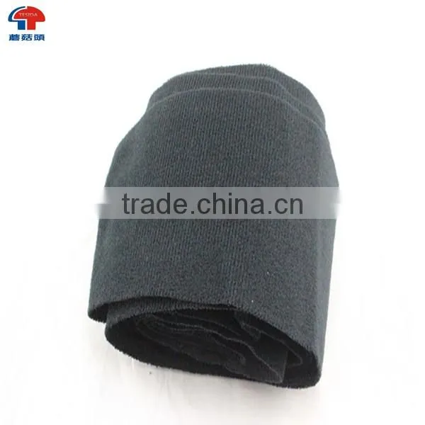 100% nylon super soft black fabric loop