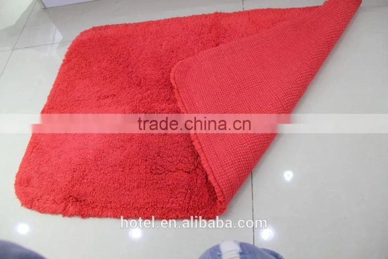 100% Cotton Washable Colorful Custom size Bath Rugs