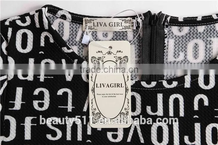 2017 Lady clothes dress western ladies fashion casual dress SD28