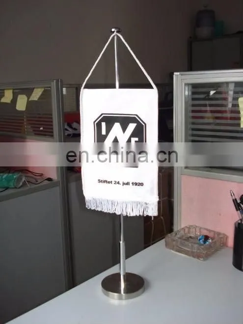 Customized Office table flag with metal stand