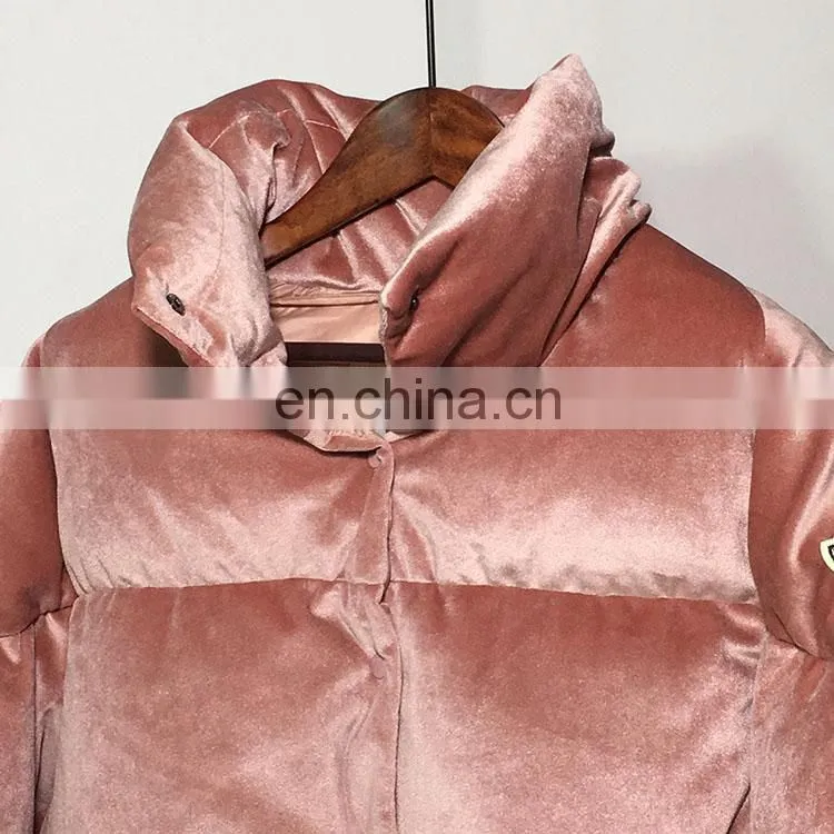 China Clothing Factory High Quality Duck Feather Lady Womens Winter Down Jacket