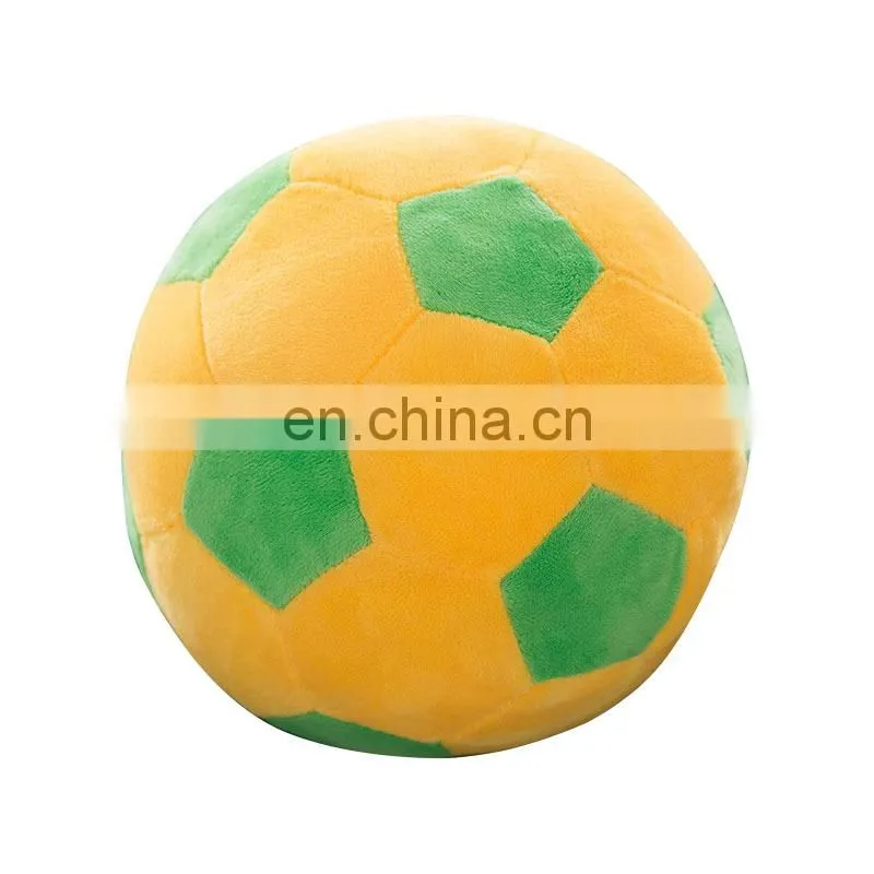 Plush Soccer Ball Round Shape Pillow Low MOQ Custom Throw Pillows