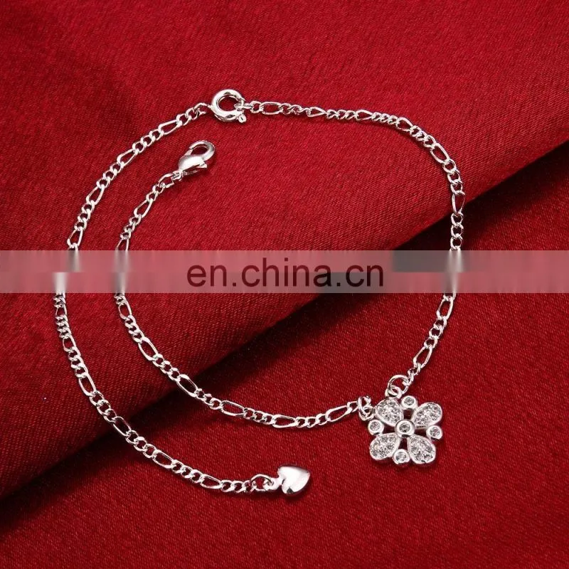 Wholesale Silver Plated Traditional Indian Anklets for Babies foot Jewelry